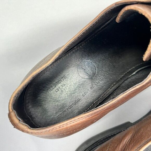 All Saints Men\'s Size 8 Brown Leather Dress Shoes‎ main image 9